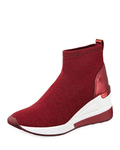 michael kors skyler sneaker booties|michael kors skyler knit sneaker.